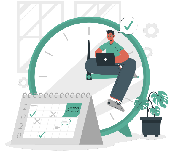Time Management, when you have a job in the virtual environment