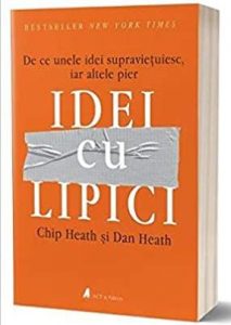 Top cărți pentru specialist în marketing digital - „Idei cu lipici” de Chip și Dan Heath